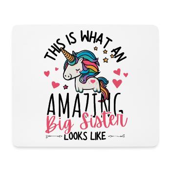 Announcing pregnancy with a magical unicorn - Mouse Pad (horizontal) - white - Front