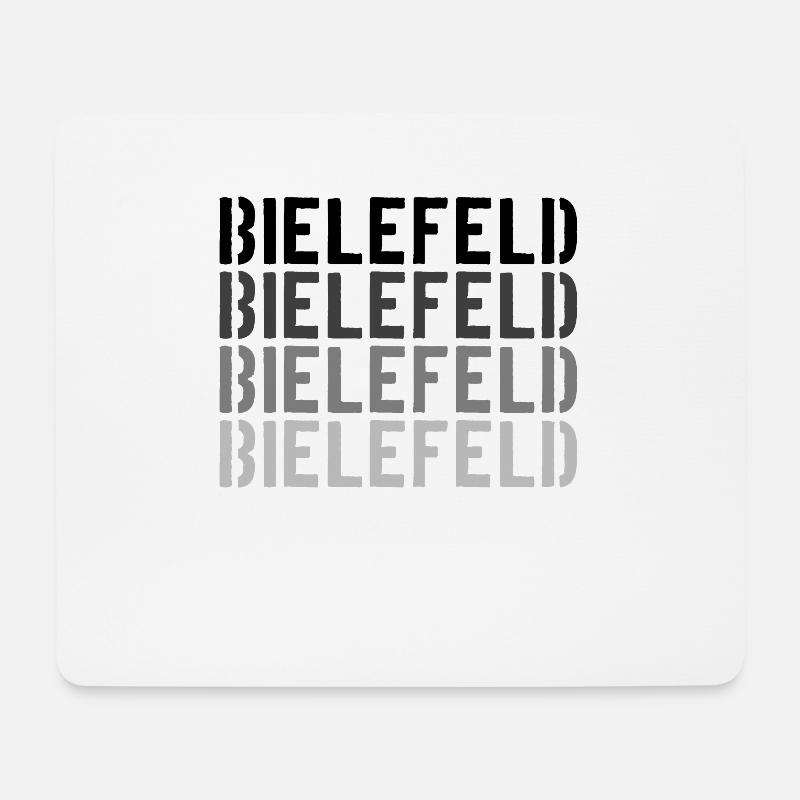 Bielefeld - Mousepad (Querformat) - Weiß