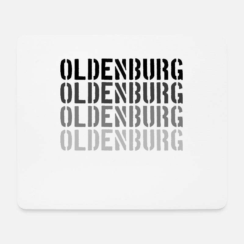 Oldenburg - Mousepad (Querformat) - Weiß