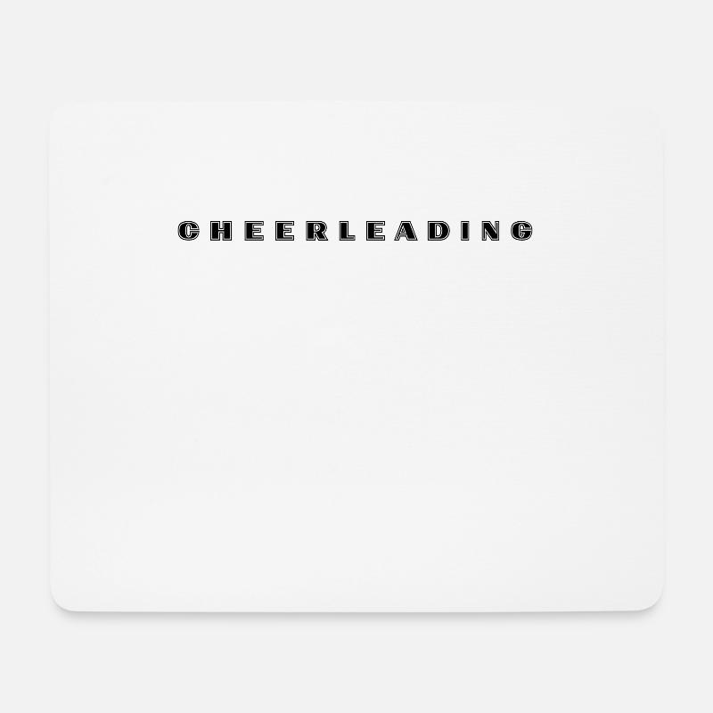 Cheerleading Schriftzug - Mousepad (Querformat) - Weiß