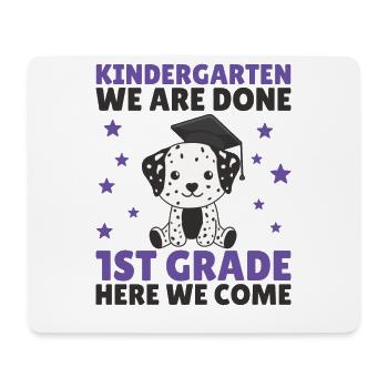 Kids Kindergarten graduate Dalmatiner 1st grade - Mousepad (Querformat) - Weiß - Vorne