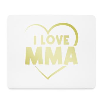 Ich liebe Mma - Mousepad (Querformat) - Weiß - Vorne