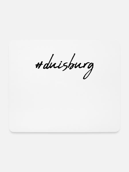 Duisburg - Mousepad (Querformat) - Weiß