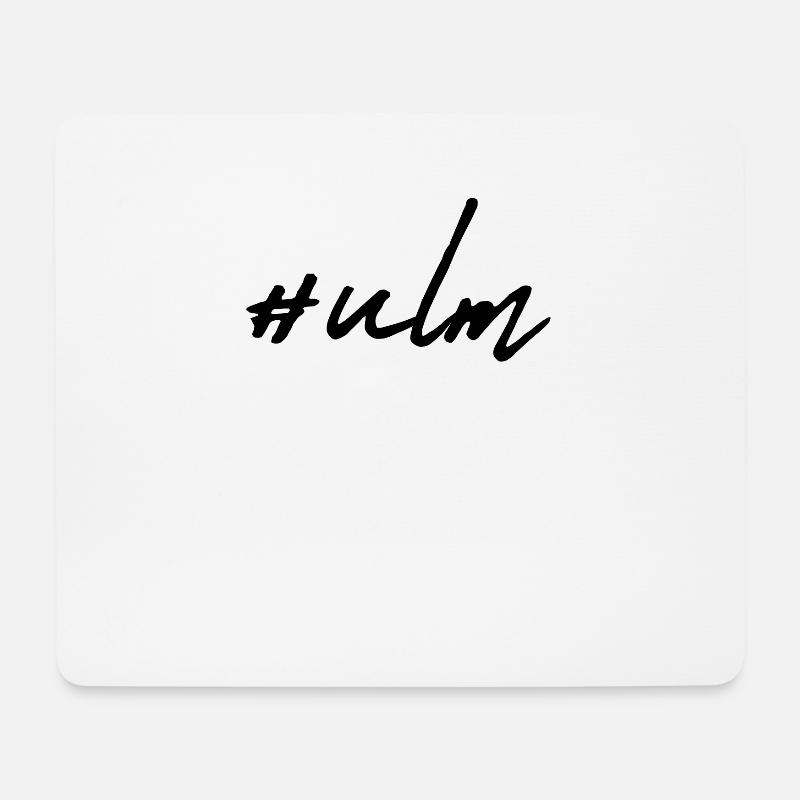 Ulm - Mousepad (Querformat) - Weiß