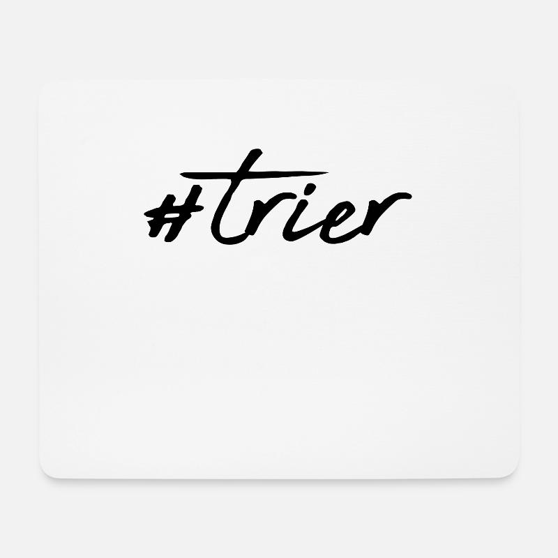 Trier - Mousepad (Querformat) - Weiß