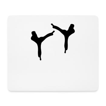 Capoeira - Tapis de souris (format paysage) - blanc - Devant