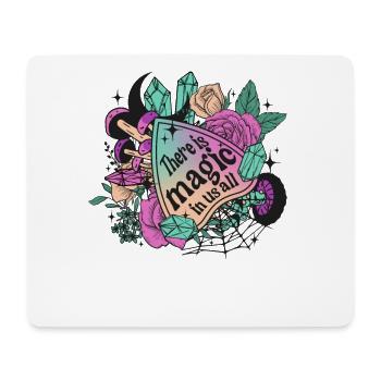 Adorable Halloween witch design for women - Mouse Pad (horizontal) - white - Front