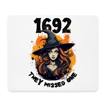 Wicca 1692 Hexe They Missed One Halloween Outfit - Mousepad (Querformat) - Weiß - Vorne