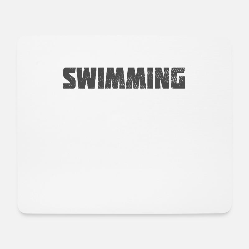 Swim - Mouse Pad (horizontal) - white