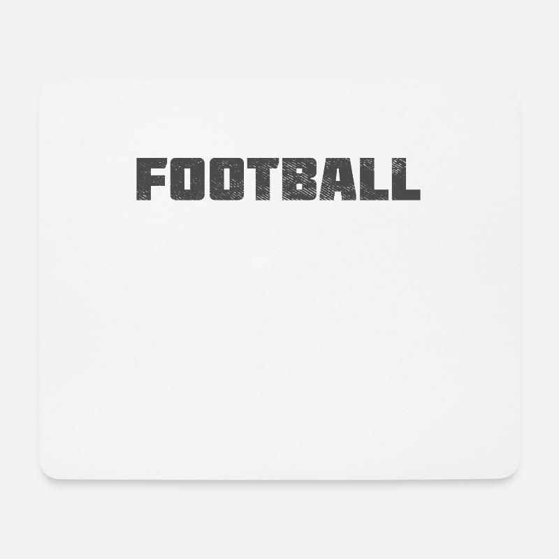 American Football - Mousepad (Querformat) - Weiß