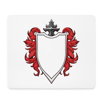 Wappen Symbol - Mousepad (Querformat) - Weiß - Vorne