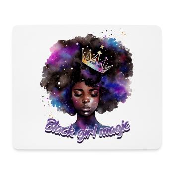 Black Girl Magic - Black History Month African - Mouse Pad (horizontal) - white - Front