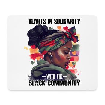 Black Community - Black History Month African - Mouse Pad (horizontal) - white - Front