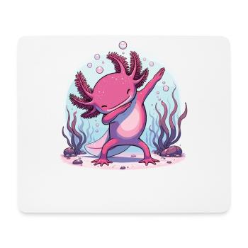 Dab Axolotl Dabbing pour les amateurs d’axolotls - Tapis de souris (format paysage) - blanc - Devant