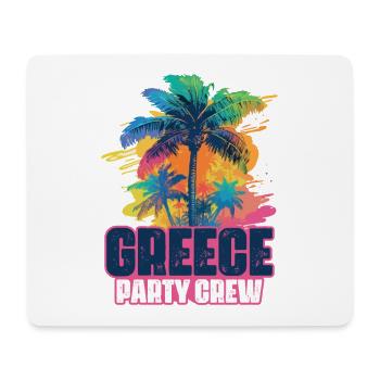 Greece Party Crew Holidays - Mouse Pad (horizontal) - white - Front