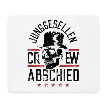 Junggesellenabschied Crew Jga Skelett - Mousepad (Querformat) - Weiß - Vorne