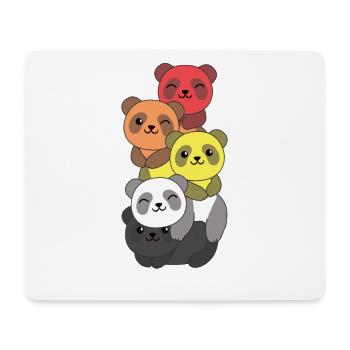 Lithsexuell Flag Pride LGBTQ süße Panda - Mousepad (Querformat) - Weiß - Vorne