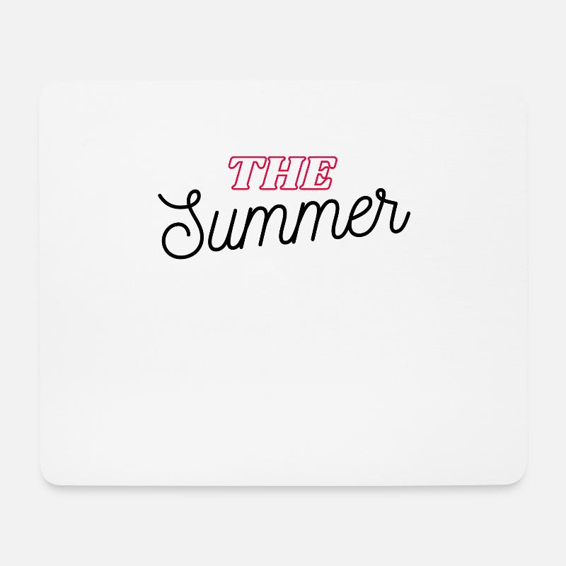 Sommer summer - Mousepad (Querformat) - Weiß