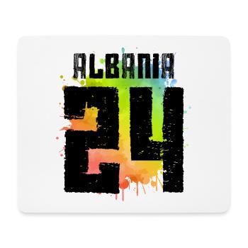 Albanien 24 Trikot 2024 - Mousepad (Querformat) - Weiß - Vorne