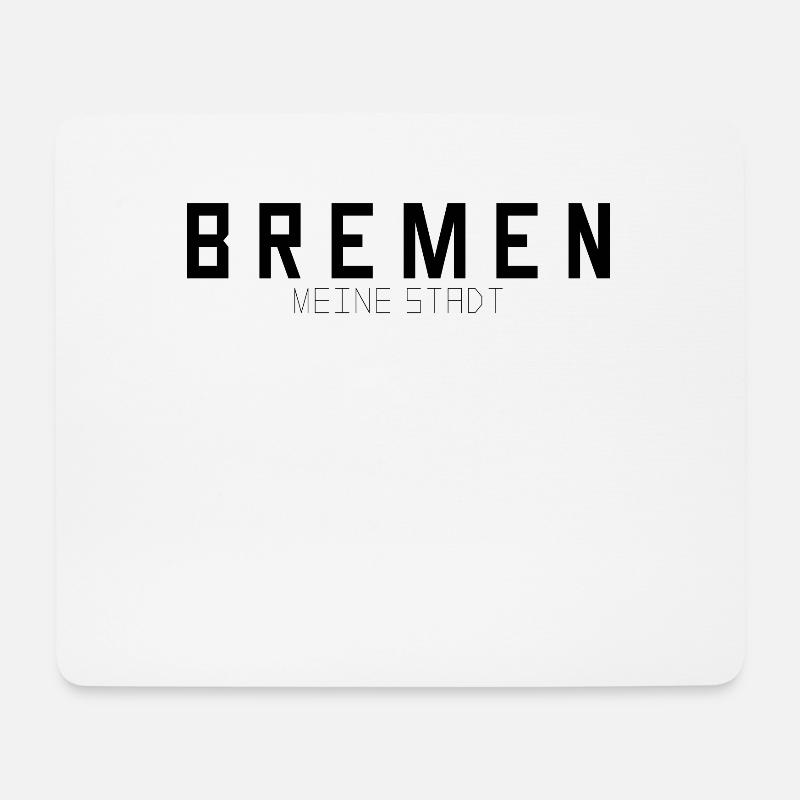 Bremen Meine Stadt - Mousepad (Querformat) - Weiß