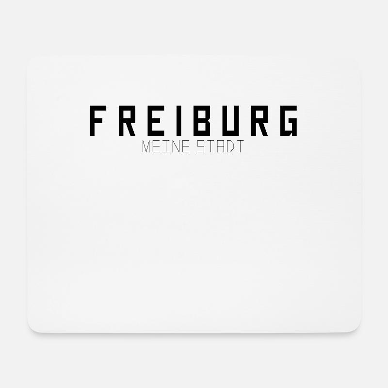 Freiburg Meine Stadt - Mousepad (Querformat) - Weiß