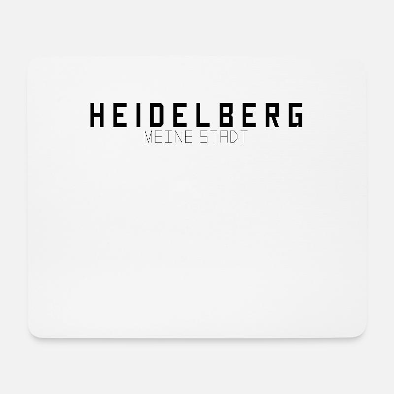 Heidelberg Meine Stadt - Mousepad (Querformat) - Weiß