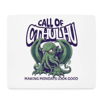 Call of Cthulhu Kult Lovecraft Necronomicon - Mousepad (Querformat) - Weiß - Vorne