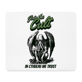 Join the Cult Cthulhu Kult Lovecraft Necronomicon - Mousepad (Querformat) - Weiß - Vorne