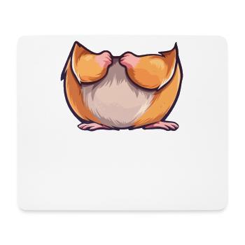 Süßer Hamster Halloween Verkleidung Kostüm - Mousepad (Querformat) - Weiß - Vorne
