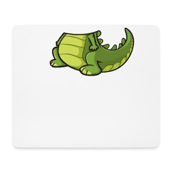 Gefährliches Krokodil Halloween Kostüm für Kinder - Mousepad (Querformat) - Weiß - Vorne
