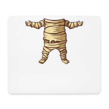 Schaurige Mumie Halloween Kostüm Verkleidung - Mousepad (Querformat) - Weiß - Vorne