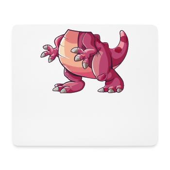 Dinosaure T-Rex Costume Rétro Halloween Enfants - Tapis de souris (format paysage) - blanc - Devant