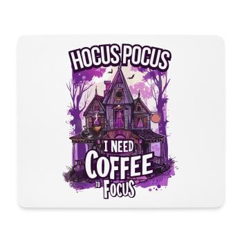 Hocus Pocus Maison hantée Café Halloween - Tapis de souris (format paysage) - blanc - Devant