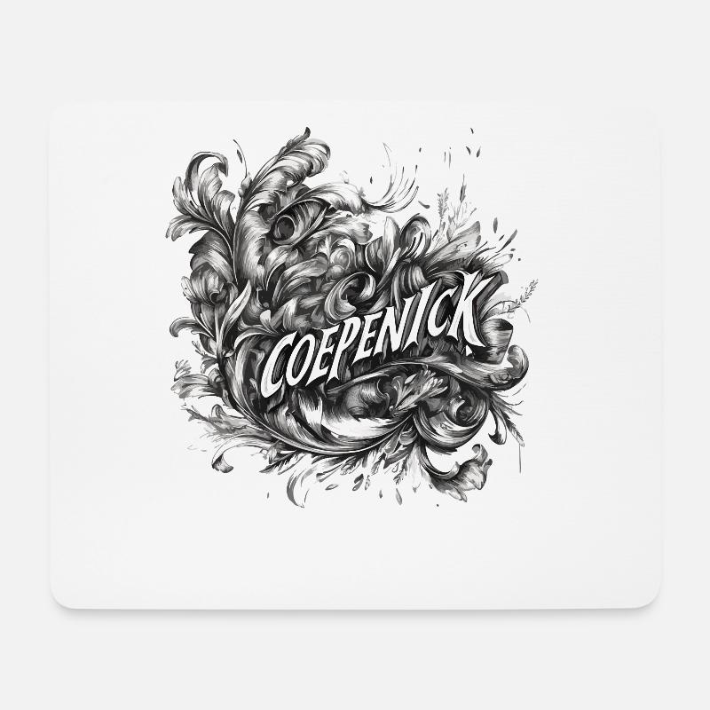 Berlin Köpenick Souvenir Cöpenick Barock-Blätter - Mousepad (Querformat) - Weiß