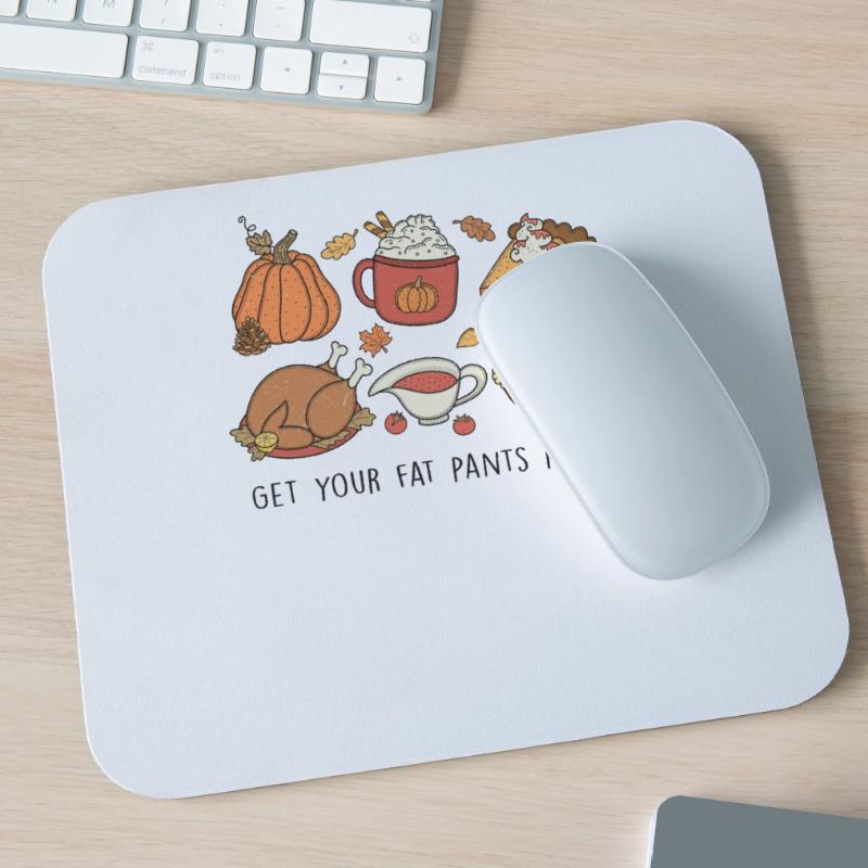 Mettez vos gouges Thanksgiving Design Tapis de souris (format paysage)
