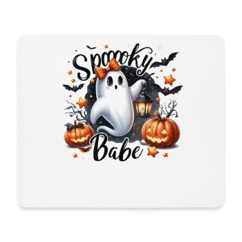 Halloween Partner Look Spooky Babe Ghost - Mouse Pad (horizontal) - white - Front