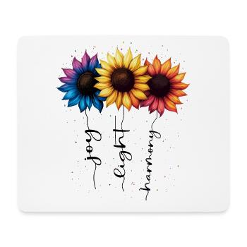 Summer Flowers Flower Inspiration Motivational Saying - Mouse Pad (horizontal) - white - Front