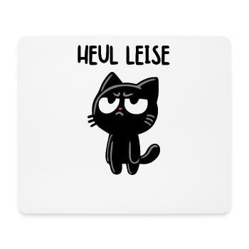 Wenn Blicke beleidigen könnten – Katzenedition - Mousepad (Querformat) - Weiß - Vorne