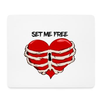 Mich frei - Mousepad (Querformat) - Weiß - Vorne