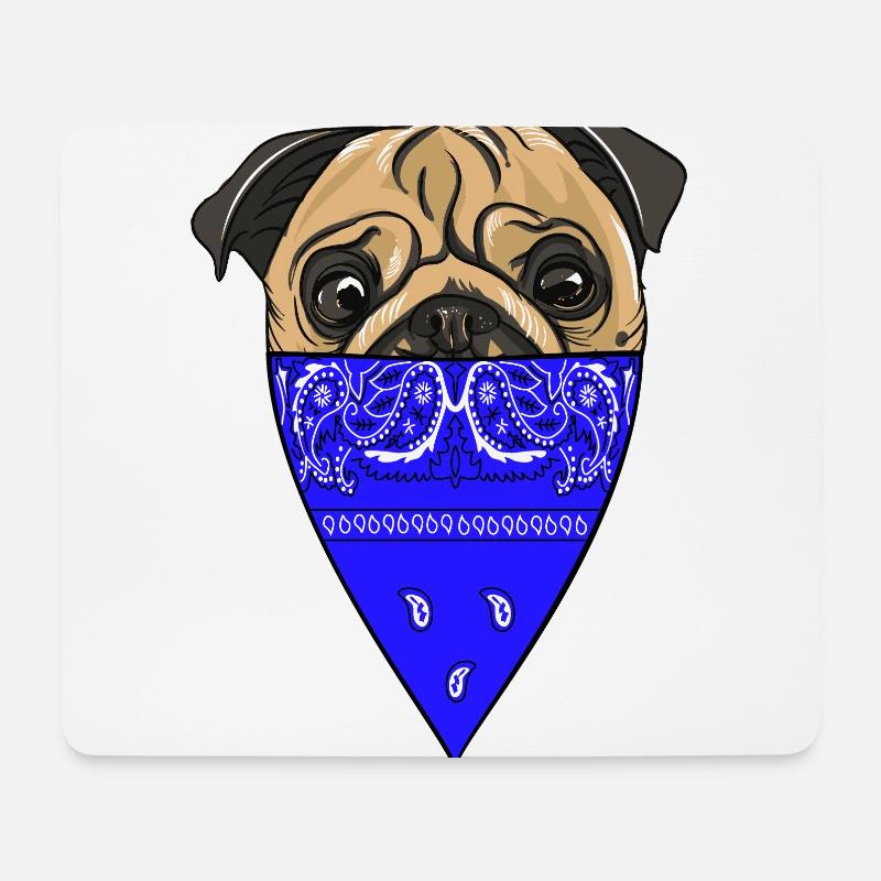 Pug Life - Mouse Pad (horizontal) - white
