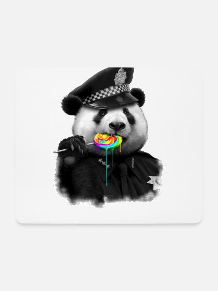 LOLLYPOP COP - Mouse Pad (horizontal) - white