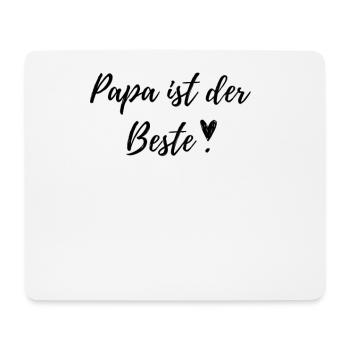Papa - Mousepad (Querformat) - Weiß - Vorne