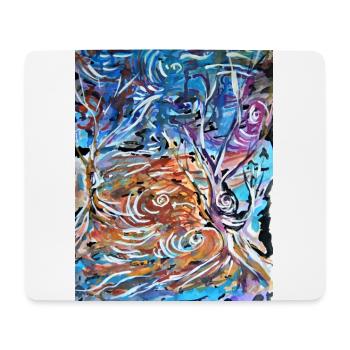 Nature, tree, trees, love nature - Mouse Pad (horizontal) - white - Front