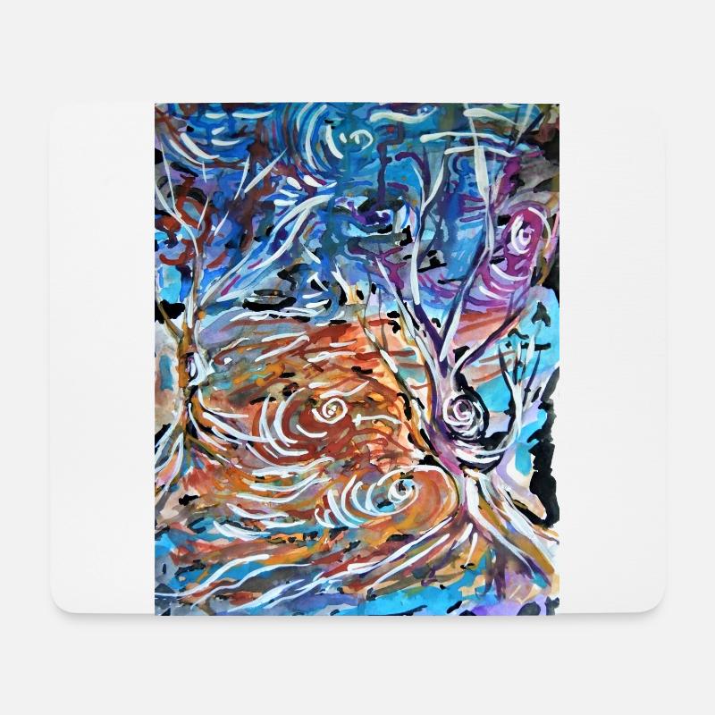 Nature, tree, trees, love nature - Mouse Pad (horizontal) - white