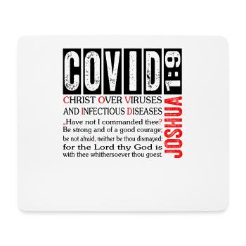 Jesus Christ Saves - Christian Shirt - Covid 19 - Mouse Pad (horizontal) - white - Front