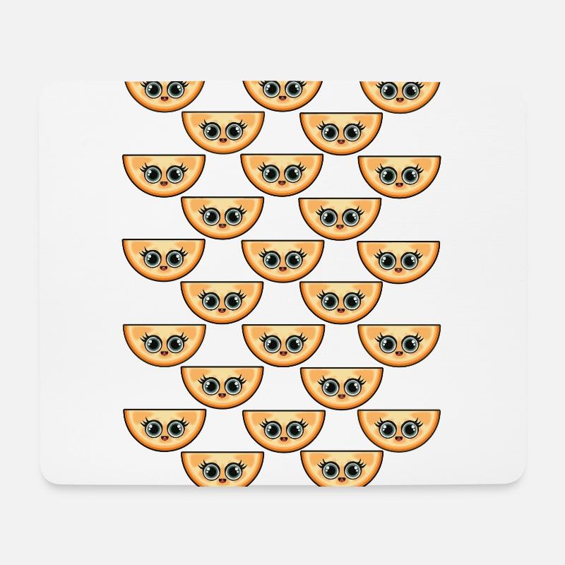 Orla-Orangen - Mousepad (Querformat) - Weiß