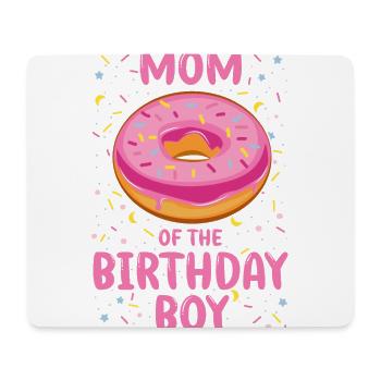 Mother of the birthday boy boy - Mouse Pad (horizontal) - white - Front