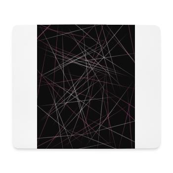 Modern cool lines pattern - Mouse Pad (horizontal) - white - Front