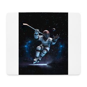 Eishockey Space Power - Mousepad (Querformat) - Weiß - Vorne