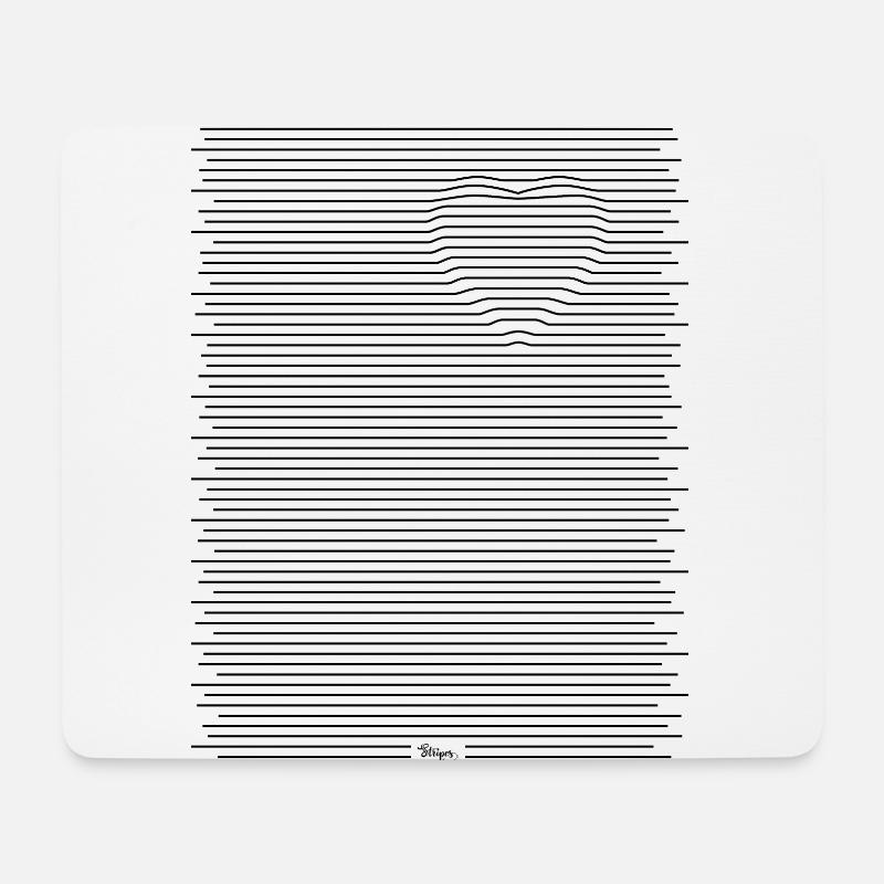 Heart - Mousepad (Querformat) - Weiß